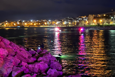 Van Gölü'ne düşen şahıs için kurtarma seferberliği