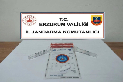 Erzurum'da jandarmadan uyuşturucu operasyonu