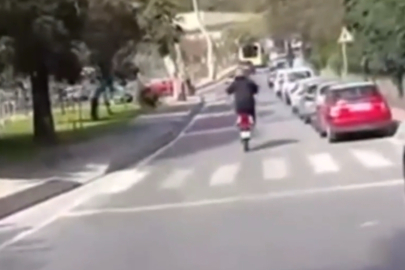 İstanbul Beykoz’da trafikte tehlikeli hareketler yaptığı belirlenen motosikletliye 47 bin lira para cezası