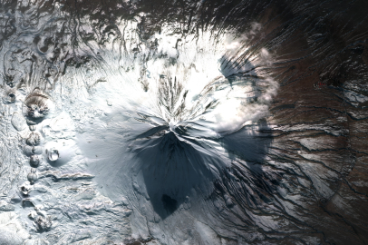 MSB, Ağrı Dağı'nın Göktürk-2B ile çekilen fotoğrafını paylaştı