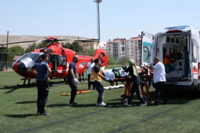 Malatya’da hava ambulansı 19 yaşındaki hasta için havalandı