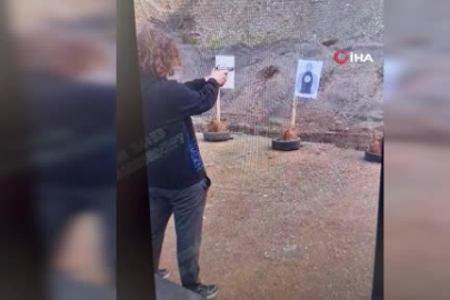Okulda dehşet saçan saldırganın poligonda atış talimi yaptığı görüntüler ortaya çıktı