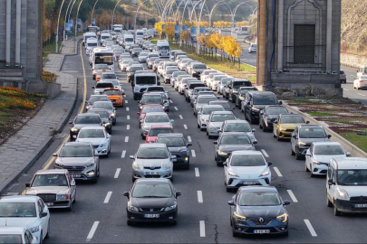 Trafikteki araç sayısı 34 milyonu aştı