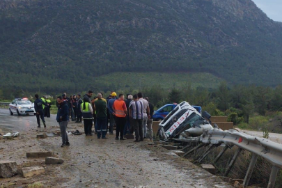 Mersin'de kanala düşen tankerde can pazarı