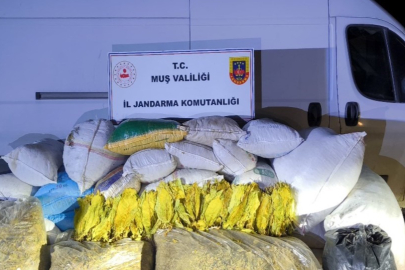 Muş’ta 1 ton 200 kilogram bandrolsüz tütün ele geçirildi