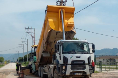 Bursa Mustafakemalpaşa'nın üstyapısı yenileniyor