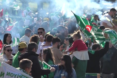 Bursalılar şampiyonluğunu böyle karşıladı