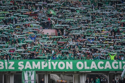 Bursaspor taraftarından benzersiz koreografi geliyor!