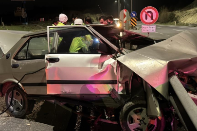 Kütahya’da feci kaza: Sürücü ağır yaralandı!