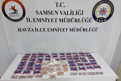 Samsun’da uyuşturucu operasyonu: 3 bin 359 adet hap ele geçirildi