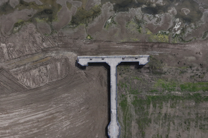 Bursa'da barajları dolduran yağışlar İznik Gölü'ne fayda etmedi