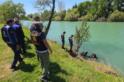 Antalya'da 6 gündür kayıp olan belediye personeli için ırmakta arama çalışması yapıldı