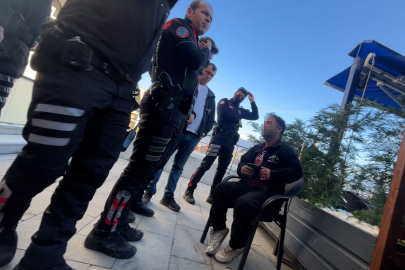 Bolu’da alkollü vatandaş ekipleri harekete geçirdi