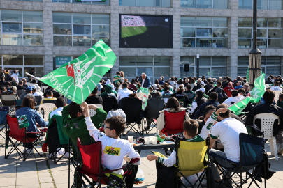 Bursaspor’un şampiyonluk heyecanı Nilüfer’de zirve yaptı