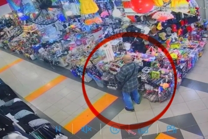 Samsun'da iş yeri sahibinden güvenlik kamerasına yakalanan hırsıza çağrı