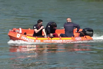 Samsun'da Yeşilırmak’tan çıkarılan şahıs kurtarılamadı