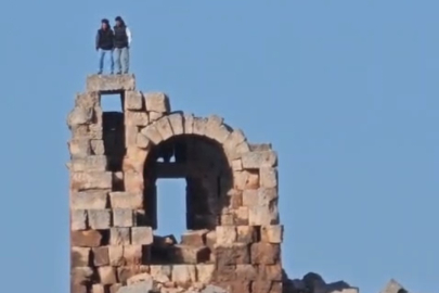 Şanlıurfa'da tarihi yapıda tepki çeken halay