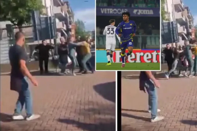 Verona'nın yıldızı Gift Orban taraftarla yumruklaştı!