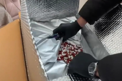 Yüzbinlerce sentetik hap ele geçirildi!