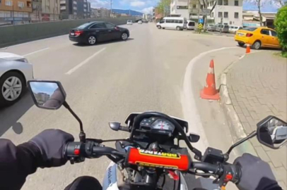 Bursa'da korkutan kaza! Kameraya böyle yansıdı...