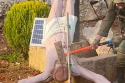 Lübnan’da Hz. İsa heykelini parçalayan İsrail askerine 30 gün hapis