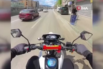 Bursa'da korkutan kaza! Kameraya böyle yansıdı...