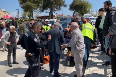 Edirne'de kocası gaza basınca eşi aracın altında kaldı