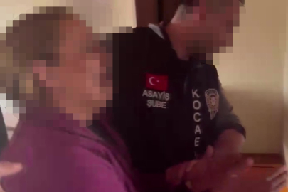 Kocaeli'de 26 yıl hapis cezası bulunan kadın, duvarı delip oluşturduğu gizli bölmede yakalandı