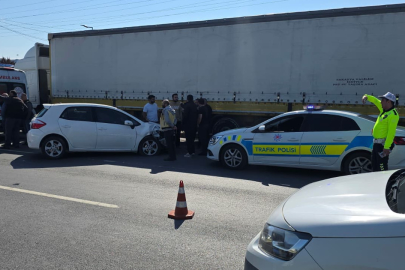 Zonguldak'ta trafik kazası 1 yaralı