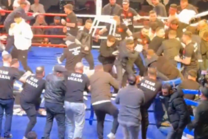 Trabzon’da boks maçında skandal! Seyirciler de...