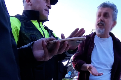 Bolu'da trafik tartışmasında gerçeği kask kamerası ortaya çıkardı