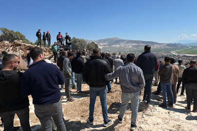 Burdur Karamanlı'da vatandaşlar mermer ocağına karşı ayaklandı