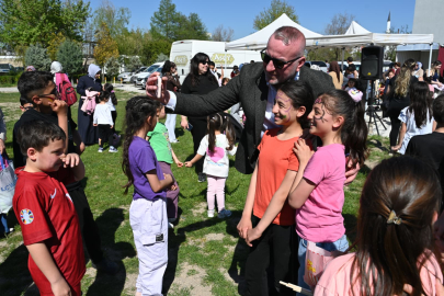 Bursa Karacabey’de çocukların neşesi gökyüzüne yükseldi