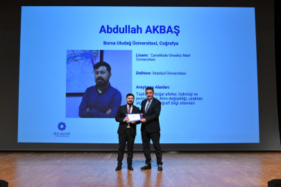 Bursa Uludağ Üniversitesi öğretim üyesine "Bilim Akademisi 2026" ödülü