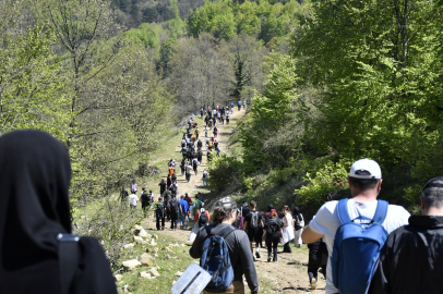 Bursa Yenişehir'deki doğa yürüyüşüne büyük ilgi