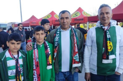 Bursasporlu taraftardan Eskişehirspor'a destek