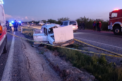 Denizli'de otomobil takla attı: 1 ölü, 4 yaralı