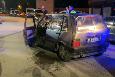 Bursa'da direksiyon başında kalp krizi geçirince kaza yaptı