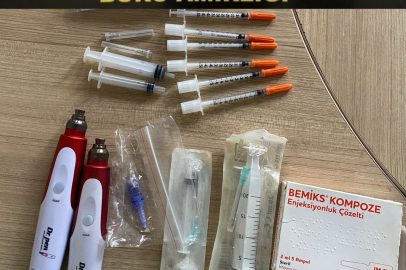 Kocaeli'de estetik salonlarında yasaklı ekipman operasyonu