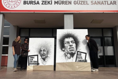 Bursa'da lise öğrencileri mezun olmadan eserlerini sergileyecek