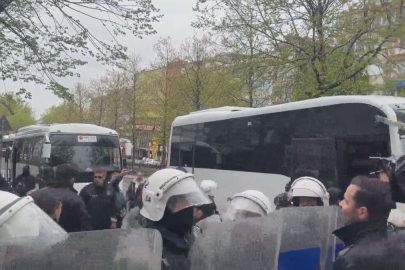 1 Mayıs'ta Taksim'e yürümek isteyenlere müdahale!