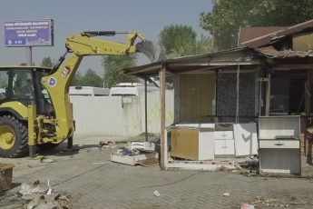1050 Konutlar'daki yeşil alan işgalden kurtarıldı