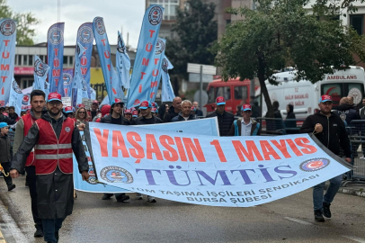 Bursa’da 1 Mayıs coşkusu meydanları doldurdu!