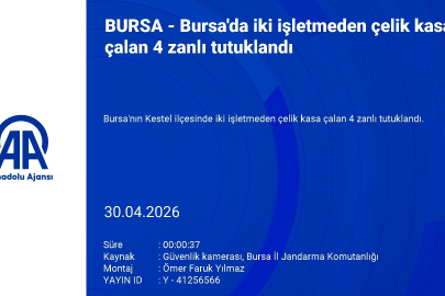Bursa'da yakalanan çelik kasa hırsızları tutuklandı!