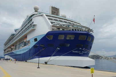 Marella Discovery bin 812 yolcusuyla Bodrum'a geldi