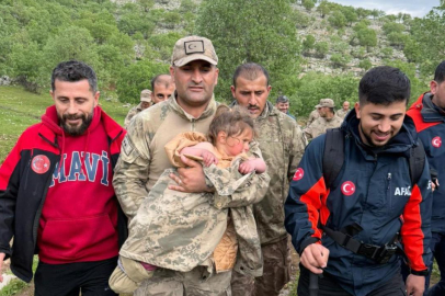 Batman'da kaybolan 2,5 yaşındaki Melike bulundu