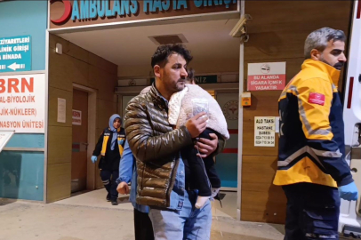 Bursa'da merdivenlerden yuvarlanan 1 yaşındaki bebek yaralandı