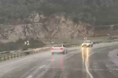 Antalya'da kilometrelerce ters yönde ilerledi, kaza kıl payı atlatıldı