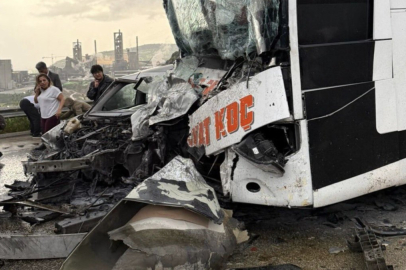 Gaziantep TAG Otoyolu'nda zincirleme trafik kazası: 1'i ağır 5 yaralı
