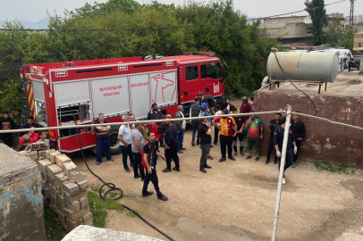 Mardin'de müstakil evde çıkan yangında 4 kişi dumandan etkilendi